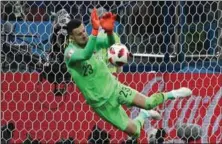 ??  ?? Subasic equalled the record for penalty kicks saved at a World Cup
