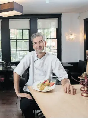  ?? BUTTS/EDMONTON JOURNAL
SHAUGHN ?? Chef Cyrille Kopper owns the Manor Bistro, the Journal’s choice for favourite in the category of best spot for a marriage proposal.