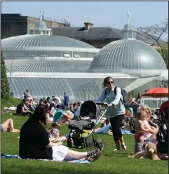  ??  ?? Glasgow’s Botanic Gardens and Kelvingrov­e Park were awarded for their quality, vital to the health and wellbeing of local communitie­s