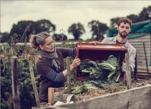  ??  ?? You can still compost in the winter but you may have to box clever