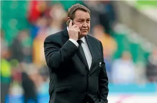  ??  ?? Steve Hansen has said making phone calls to tell players they have not been selected is the hardest part of his job.