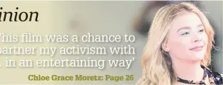 Actress Chloe Grace Moretz on new film: It's a form of activism