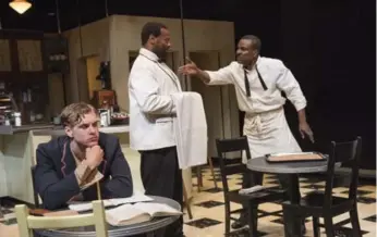  ?? DAVID COOPER ?? James Daly, André Sills and Allan Louis in “Master Harold” . . . and the Boys at the Shaw Festival.