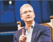  ?? BLOOMBERG ?? Tim Cook, chief executive officer of Apple Inc.