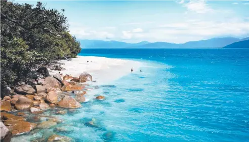  ??  ?? TOP SPOT: Nudey Beach on Fitzroy Island has been ranked Australia's best in Brad Farmer's list of 101 best beaches.