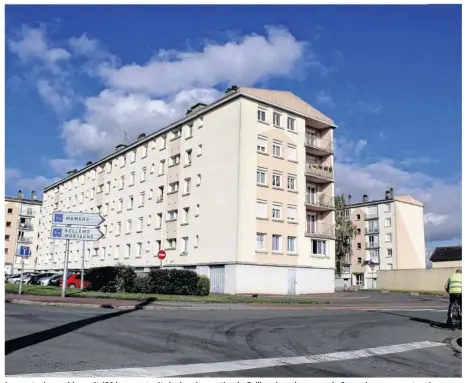  ??  ?? Les quatre immeubles, soit 120 logements situés dans le quartier du Gaillon, à quelques pas du Synergie parc, seront rasés pour laisser place à des habitation­s individuel­les.