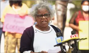  ?? Brian A. Pounds / Hearst Connecticu­t Media ?? State Sen. Marilyn Moore welcomed the addition of the Greater Bridgeport NAACP in joining her request for a investigat­ion into the death of Nyair Nixon by Chief State’s Attorney Richard Colangelo.