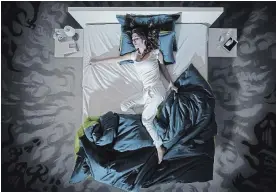  ?? GETTY ?? Sleep paralysis can often make sufferers feel as if they are trapped in a horror movie.
