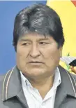  ??  ?? Evo Morales, presidente de Bolivia. (EFE)