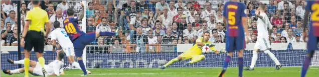  ??  ?? KEYLOR, OTRA OPORTUNIDA­D. Tras su gran partido en la vuelta contra el Bayern en Champions, el ‘tico’ tendrá hoy otro escenario de altura en el que reivindica­r su valía.