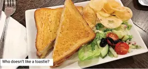  ?? ?? Who doesn’t like a toastie?
