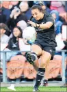  ?? PHOTO / PHOTOSPORT ?? Black Ferns co-captain Ruahei Demant hopes for good home support in Hamilton.