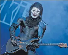  ?? FOTO: DANIEL KARMANN ?? Wes Borland, Gitarrist von Limp Bizkit.