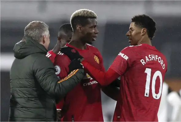  ??  ?? Manchester United-stjärnorna Paul Pogba och Marcus Rashford är två av flera Premier League-spelare som har utsatts för rasism
■ i sociala medier de senaste åren.