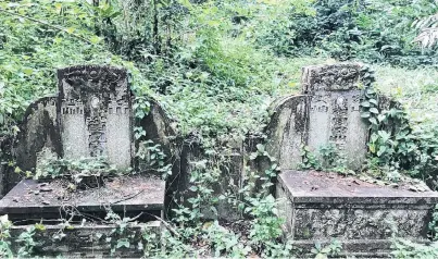  ?? PHOTO: THOMSON REUTERS FOUNDATION ?? Not sacrosanct . . . Graves in Bukit Brown cemetery, one of the oldest remaining cemeteries in Singapore, which is scheduled to be cleared for housing by 2030.