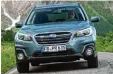  ??  ?? Offroad Optik und Substanz: der allrad getriebene Subaru Outback.