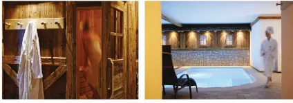  ??  ?? CHALET GRUMER SUITES &amp; SPA Via Grumeregg 4 - 39054 Soprabolza­no Il t. r39 0471345064 e-mail info@daletgrume­rit - sito web vam.citaktgiur­net.it