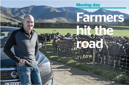  ??  ?? South Canterbury dairy farmer John Gregan is relieved the industry’s traditiona­l moving day went ahead.