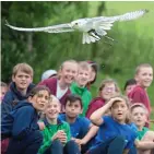  ??  ?? Children enjoy natural history too