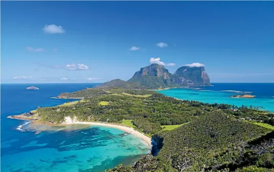  ?? ISTOCK ?? Popular birdwatchi­ng destinatio­n: Lord Howe Island, Australia.