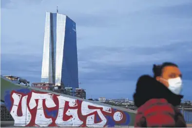  ?? REUTERS ?? Imagen de ayer del edificio del Banco Central Europeo en Fráncfort (Alemania).