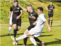  ?? Foto: Oliver Reiser ?? Im ersten Testspiel gegen den TSV Rain war Markus Gärtner noch Torschütze. Jetzt hat er den SV Cosmos Aystetten verlassen.