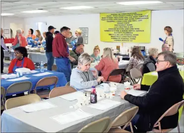  ??  ?? Below: The Goodyear Civic Center was packed with families
and friends for the annual Optimist Club’s
Ham and Egg Day fundraiser breakfast.