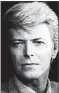  ??  ?? Ikone des Glam Rock: David Bowie