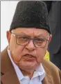  ??  ?? Farooq Abdullah