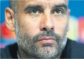  ?? (AP) ?? Lo hicieron enojar. Guardiola salió con los tapones de punta.