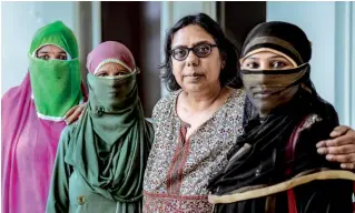  ?? RAJWANT RAWAT ?? Writer and feminist; Ruchira, 51, is the founder of Apne Aap, a grassroots organisati­on working with sex workers in India; a sex traffickin­g abolitioni­st, journalist and activist for over 25 years, she now also teaches at New York University; won an...