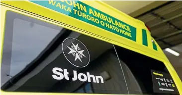  ??  ?? St John Ambulance communicat­ions staff refused to send an available ambulance to an injured man in Invercargi­ll.