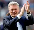  ?? — Reuters ?? SECOND CHANCE: Davis Moyes said he had been given a second chance on the back of what he had achieved last time around with the Hammers.