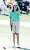  ?? JAMIE SQUIRE/GETTY IMAGES ?? Eleven-year-old Vanessa Borovilos of Toronto can swing her driver at a speed of up to 130 km/h.