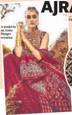  ?? ?? A model in an Anita Dongre creation