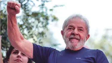  ??  ?? LULA. Está aislado, sin contacto con otros reclusos.