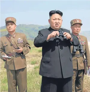  ??  ?? South Korean president Kim Jong Un.
