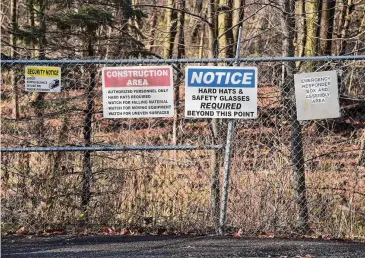  ?? H John Voorhees III/Hearst Connecticu­t Media ?? There are plans for an expansion of an existing compressor station on High Meadow Lane that is near Whisconier Middle School. Residents are concerned with pollution and safety issues.