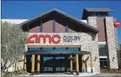  ?? Dania Maxwell Los Angeles Times ?? AMC’S nine-screen theater in Porter Ranch is its first new cinema in the L.A. region in a decade.