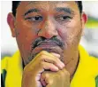  ??  ?? CREDIBILIT­Y QUESTION: Western Cape ANC leader Marius Fransman