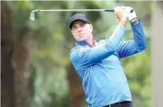  ?? - AFP photo ?? Stewart Cink of the United States plays his shot from the 13th tee during the second round of the RBC Heritage at Harbour Town Golf Links in Hilton Head Island, South Carolina.