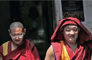  ?? Picture: Reuters ?? HIGH HOPES: Fifty-seven percent of Tibetans in exile have voted for Lobsang Sangay as their political leader. Exile groups say they seek genuine autonomy for Tibet, rather than independen­ce.