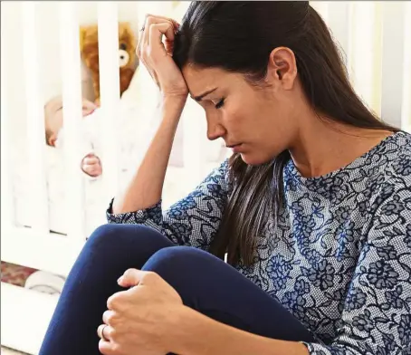  ?? 123rf.com ?? When new mothers are aware of the risks of postpartum depression, they are more likely to reach out for help. —
