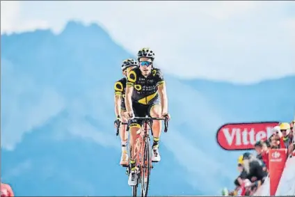  ?? FOTO: DIRECT ENERGIE ?? Sylvain Chavanel ha sido siempre un animador del Tour, en el que ha ganado tres etapas y dos premios a la combativid­ad