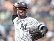  ??  ?? Domingo Germán logró establecer­se con los Yankees.