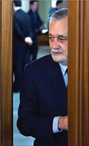 ?? POOL ?? El ex presidente de la Junta de Andalucía y ex consejero de Hacienda, José Antonio Griñán.