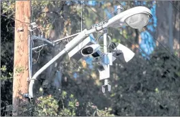  ?? RAY CHAVEZ — STAFF ARCHIVES ?? License plate readers are shown in Piedmont, where police have launched a new public transparen­cy portal for their license plate readers to share informatio­n with citizens.