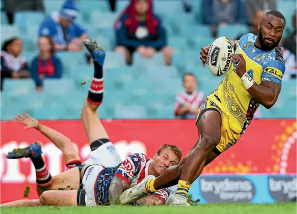  ??  ?? Semi Radradra could be back with Parramatta as early as next year in June.