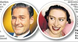  ??  ?? PAST CONQUESTS: Former lovers included Errol Flynn and Princess Margaret