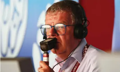  ?? Clive Rose/Getty Images ?? John Motson doing what he did best at the Euro 2008 final between Germany and Spain at Ernst Happel Stadium in Austria. Photograph: